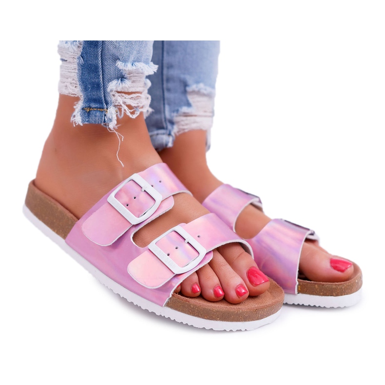 Pantoufles Pour Femmes Big Star DD274136 violet