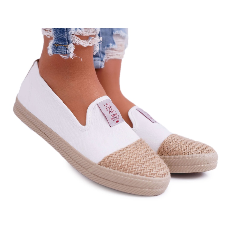 Espadrilles Femme Cross Jeans Blanc DD2R4044 blanche