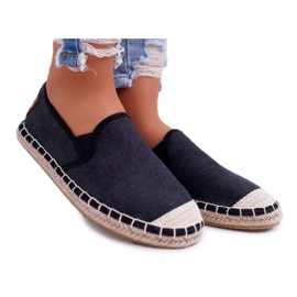 Espadrilles Femme Cross Jeans Noir DD2R4106