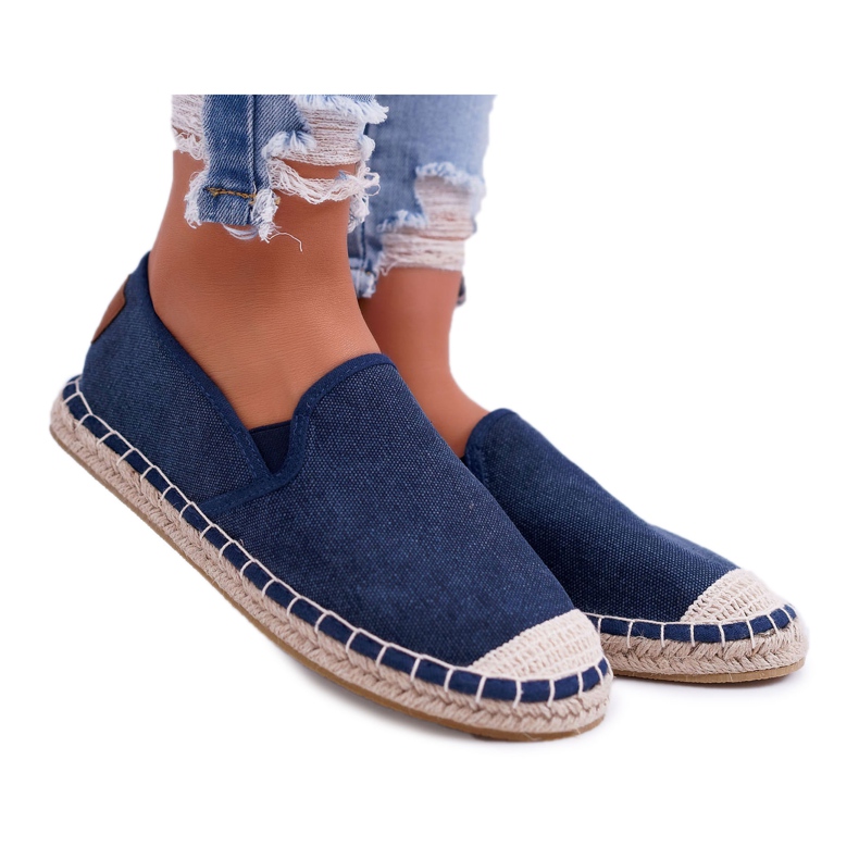 Espadrilles Femme Cross Jeans Bleu Marine DD2R4108 Espadrilles Femme Cross Jeans Bleu Marine DD2R4108
