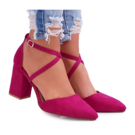 SEA Escarpins Pour Femmes Sur Un Talon En Spitz Fuchsia Traffic rose