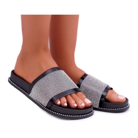 FRBS Chaussons pour femmes, profilés d'oxydes de zirconium, Black Rentre noir