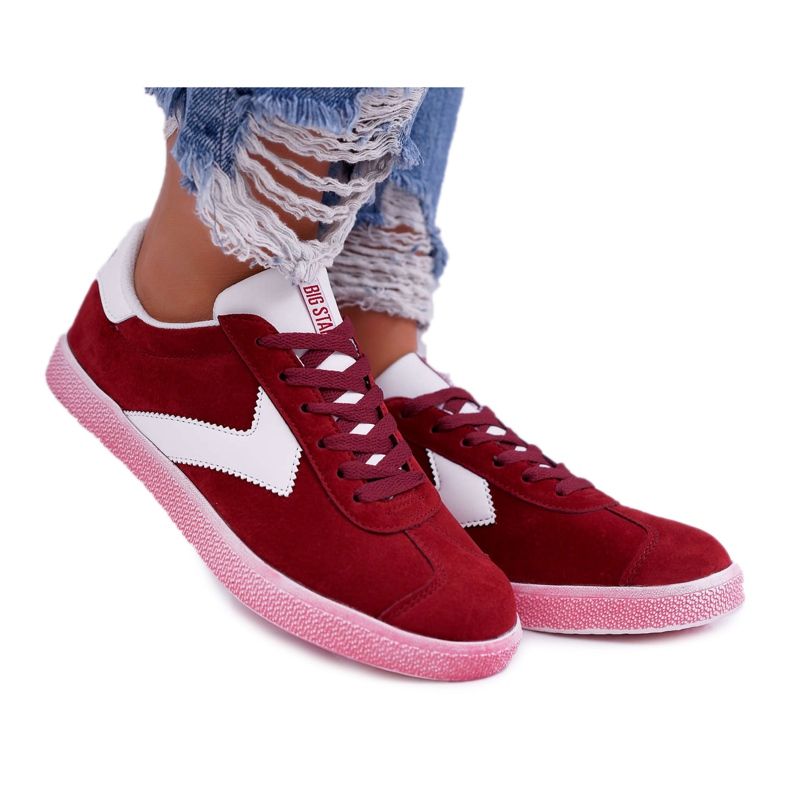 Chaussures de sport pour femmes Big Star Rouge DD274298 Chaussures de sport pour femmes Big Star Rouge DD274298