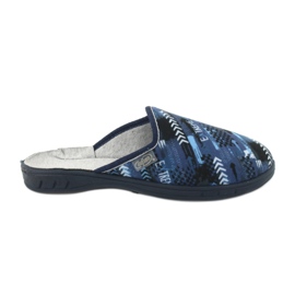Chaussures enfants colorées Befado 707Y402 le noir bleu marin bleu