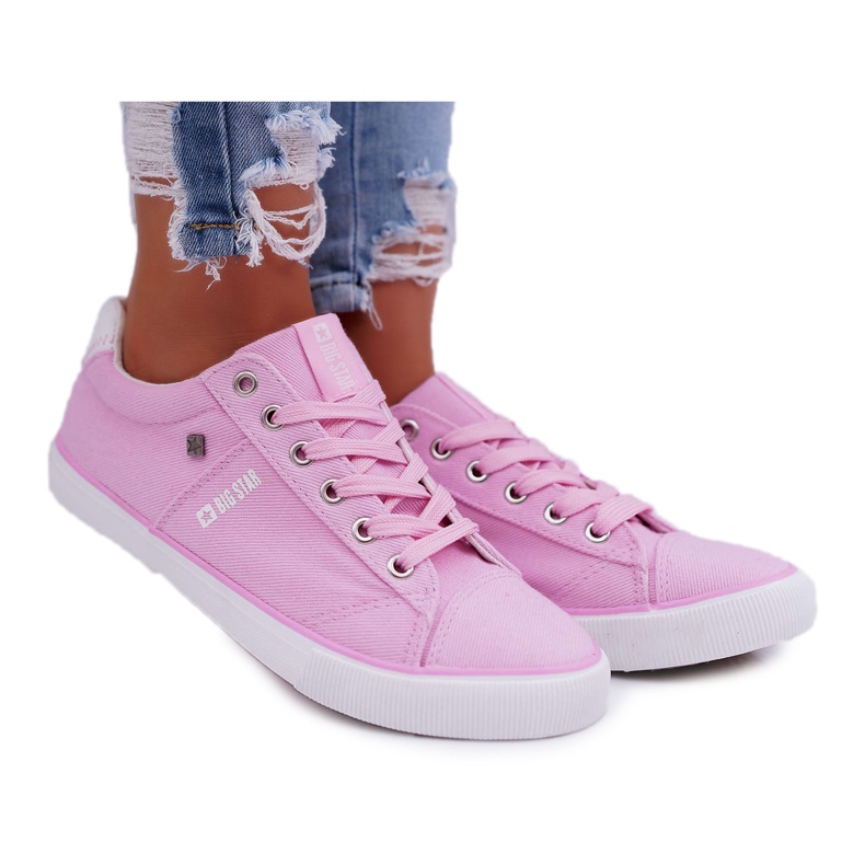Baskets Femme Big Star Rose DD274352 Baskets Femme Big Star Rose DD274352