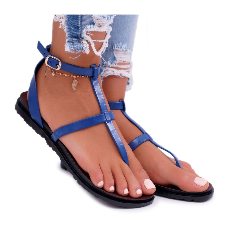 Sandales Lu Boo Femme romaine, Lento japonais Bleu marine
