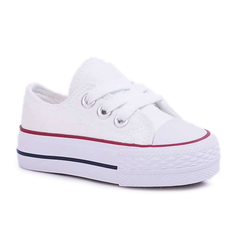 FRROCK Baskets classiques Filemon blanches pour enfants
