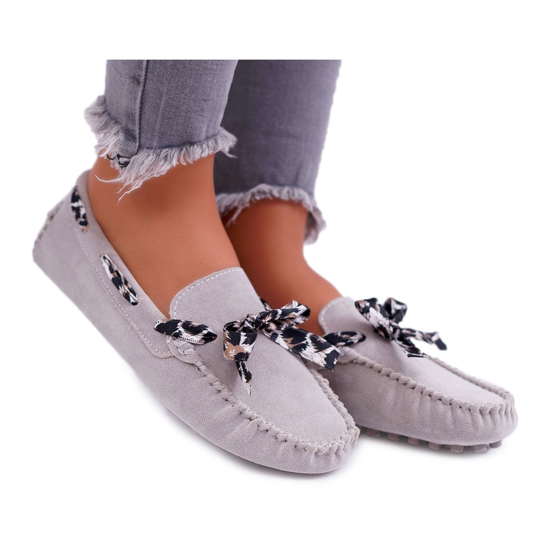 Mocassins Femme Lu Boo Confortable Gris Plummy