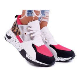 Chaussures De Sport Femme Lu Boo Avec Motif Léopard Blanc Malibu multicolore