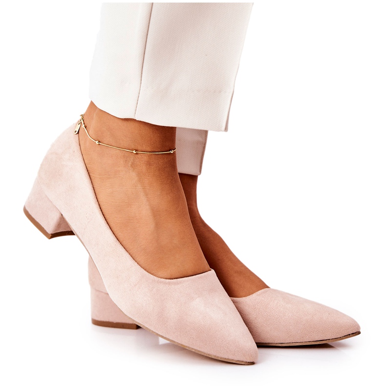 PS1 Escarpins Classiques Femme Daim Beige Rheya
