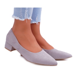 PS1 Escarpins Classiques Femme Daim Gris Rheya