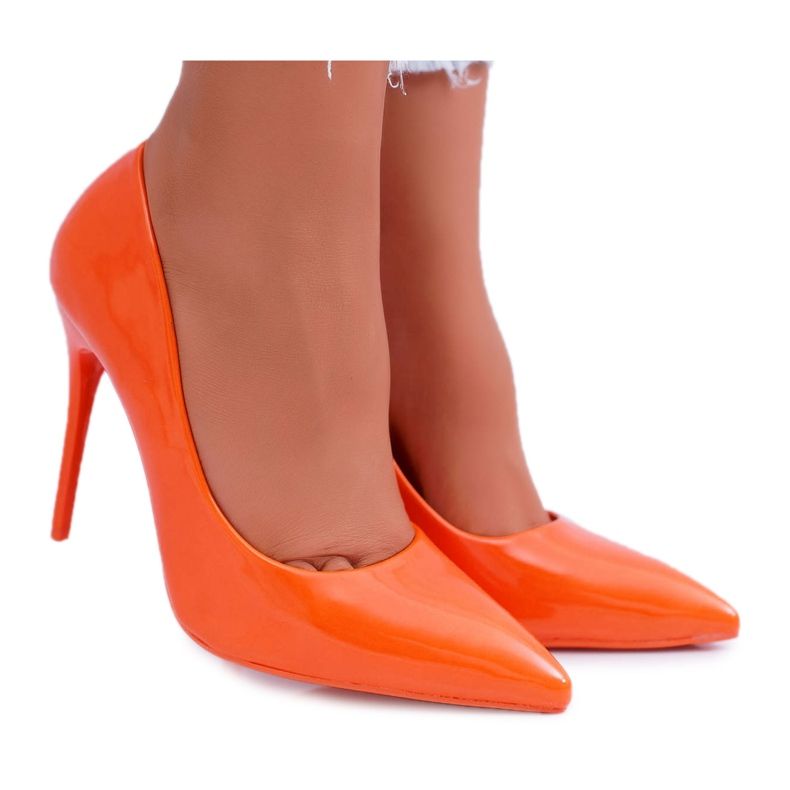 PS1 Chaussures à talons hauts orange Yanna pour femmes