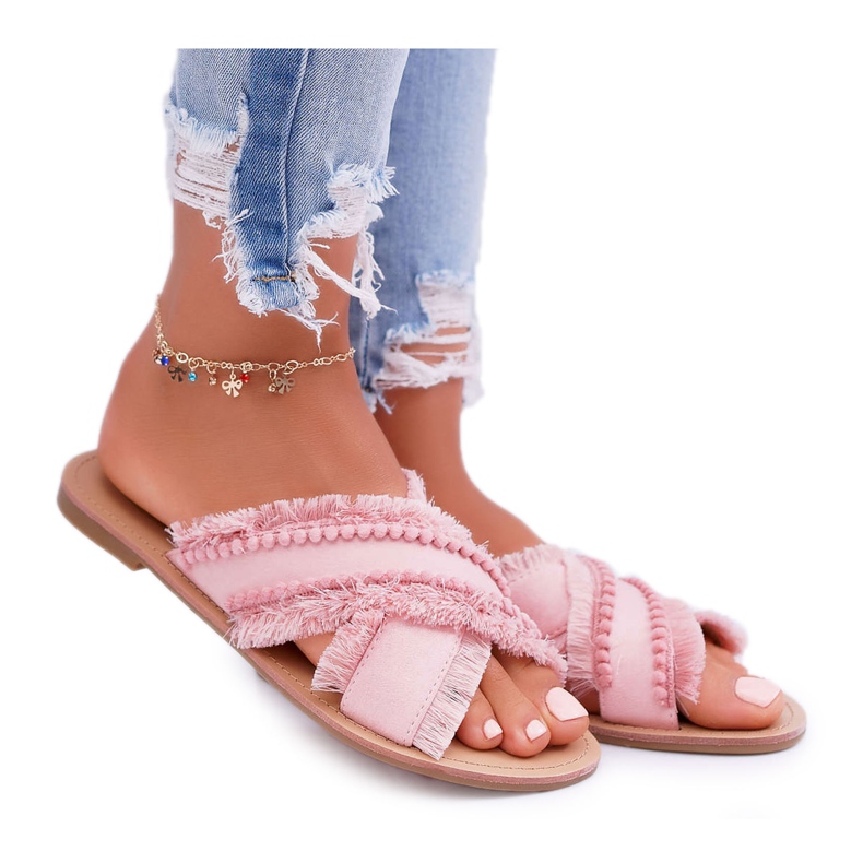 Pantoufles Matière Femme Vices 7269 Rose Jamen