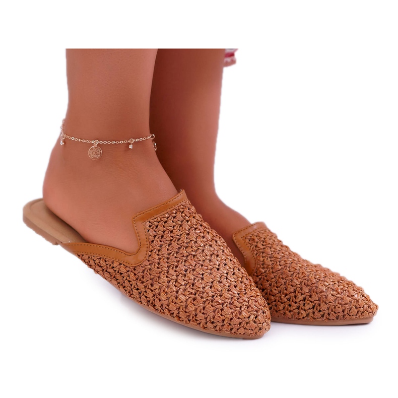 Pantoufles Élégantes Pour Femmes Marron Vices 3301 brun