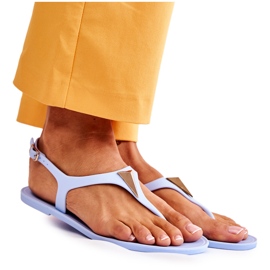 HV Sandales Femme Bleu Tempête