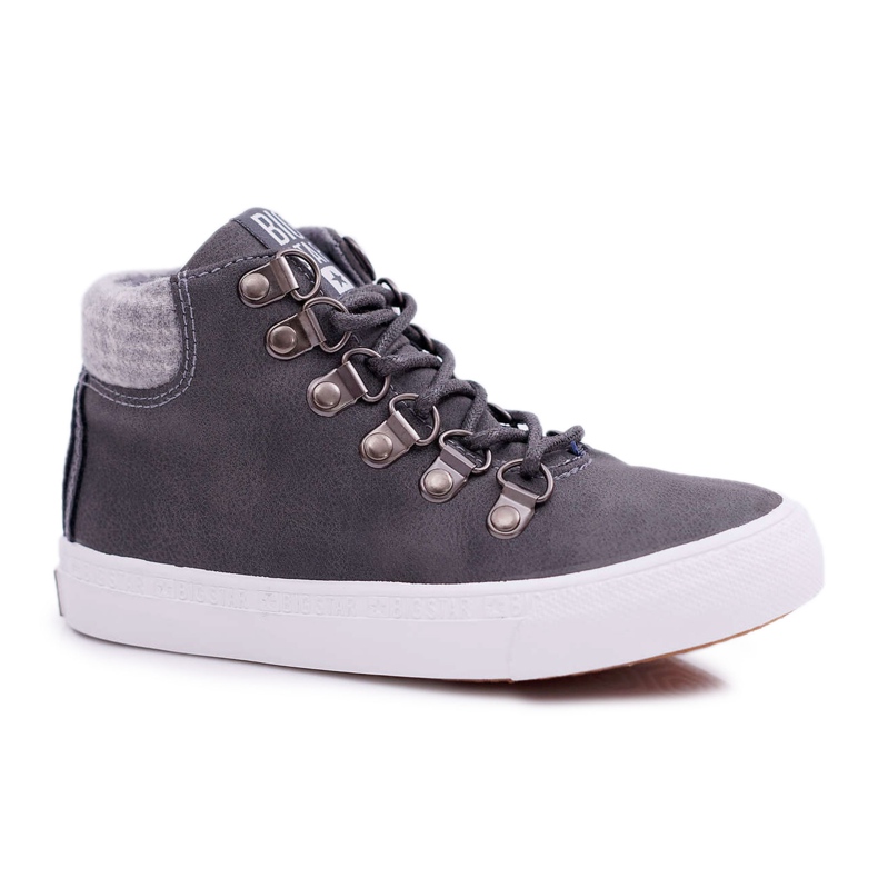Chaussures Garçon Baskets Big Star Gris EE374040