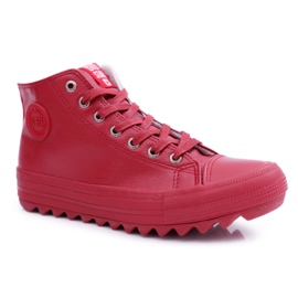Baskets Femme Big Star High Warm Rouge EE274112 Baskets Femme Big Star High Warm Rouge EE274112