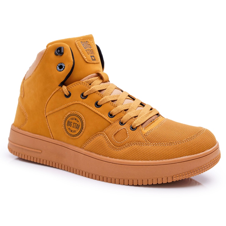 Chaussures de sport pour hommes Big Star High Camel EE174432 brun