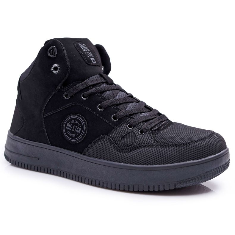 Chaussures de sport pour hommes Big Star High Noir EE174433 le noir