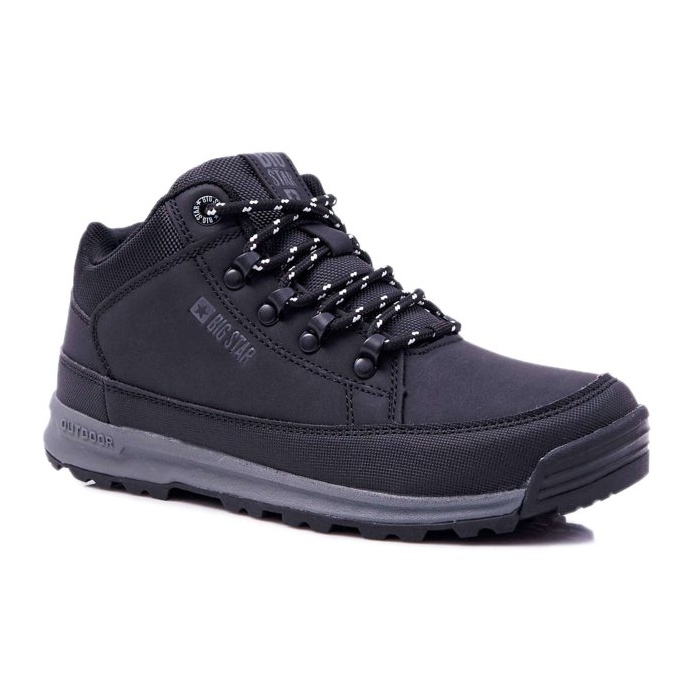 Chaussures Trekking Homme Big Star High Outdoor Noir EE174465 le noir
