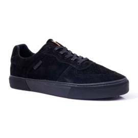 Baskets Basses Homme Big Star Suede Noir EE174362