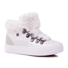 Chaussures Enfant Fille Baskets Big Star Blanc EE374017