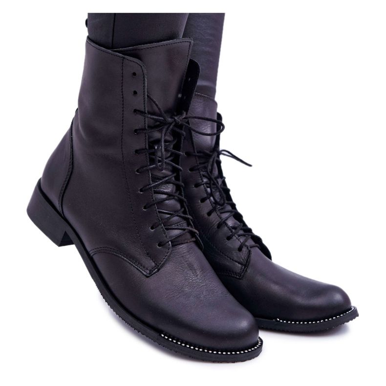 Boots Femme Cuir grainé Nicole 2315 Noir The Island le noir Boots Femme Cuir grainé Nicole 2315 Noir The Island le noir