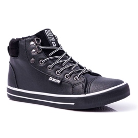 Baskets Femme Big Star High Black Warmed EE274410 noir