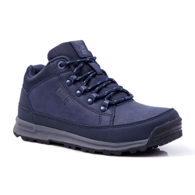 Chaussures de trekking pour hommes Big Star High Outdoor Granat EE174466 bleu