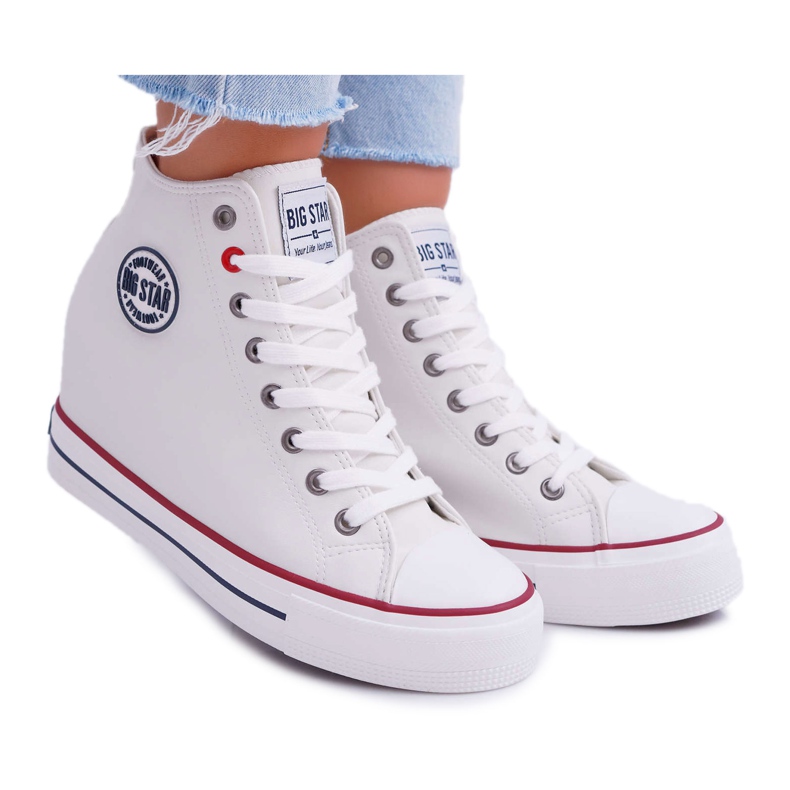 Baskets Femme Big Star Blanc EE274616 blanche