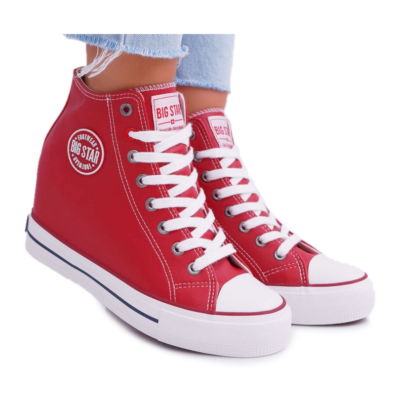 Baskets Femme Big Star Rouge EE274614 Baskets Femme Big Star Rouge EE274614