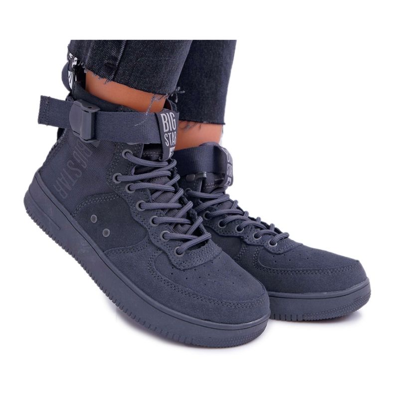 Baskets Femme Gris Big Star EE274661