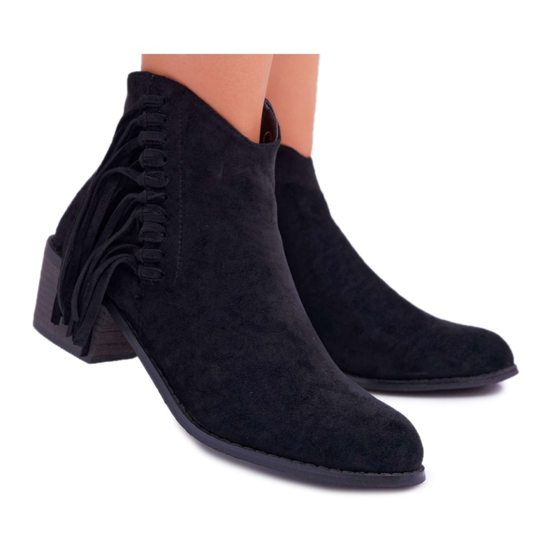Bottes de cowboy noires Agnes pour femmes le noir