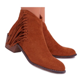 Bottes de cowboy Camel Agnes pour femmes brun