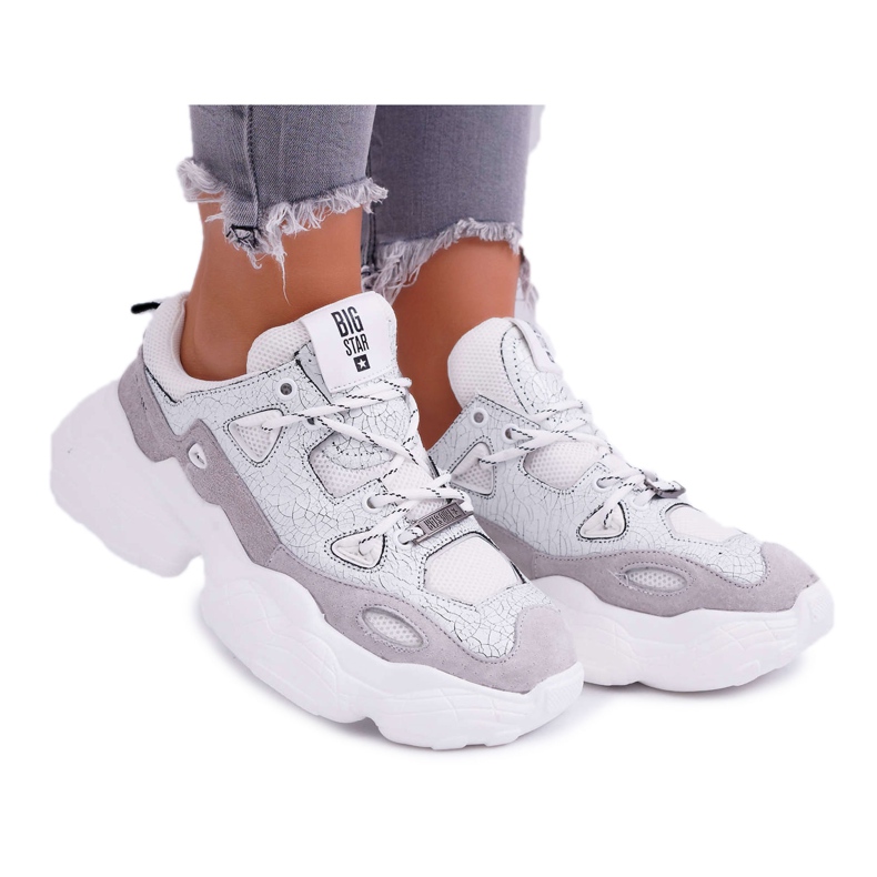 Chaussures de sport pour femmes Big Star de Daniel Lopez Blanc FF274430 blanche multicolore