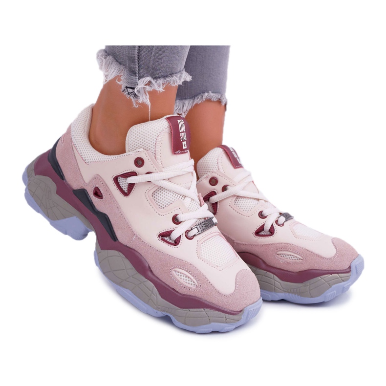 Chaussures de sport pour femmes Big Star de Daniel Lopez FF274432 brun rouge multicolore Chaussures de sport pour femmes Big Star de Daniel Lopez FF274432 brun rouge multicolore