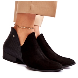 Bottines Plates Femme Maciejka Cuir Noir 04091-62 / 00-5