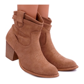 Bottes Femme À Talons Bottes Cowboy Beige Maverick Bottes Femme À Talons Bottes Cowboy Beige Maverick