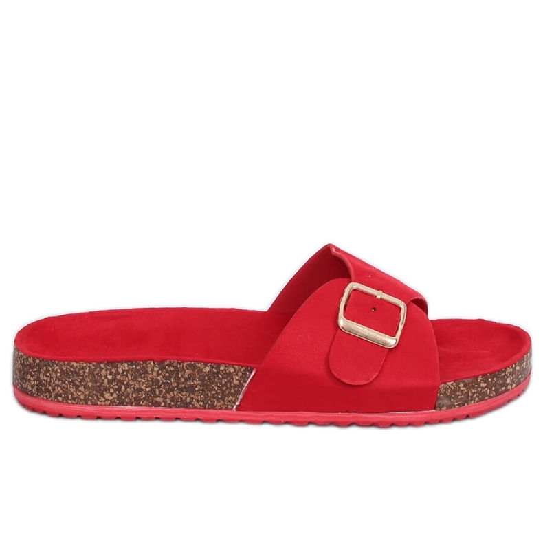 Chaussons scholki rouges 6103 Rouge