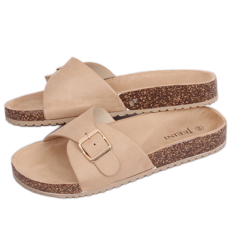 Chaussons scholki beiges 6103 Beige