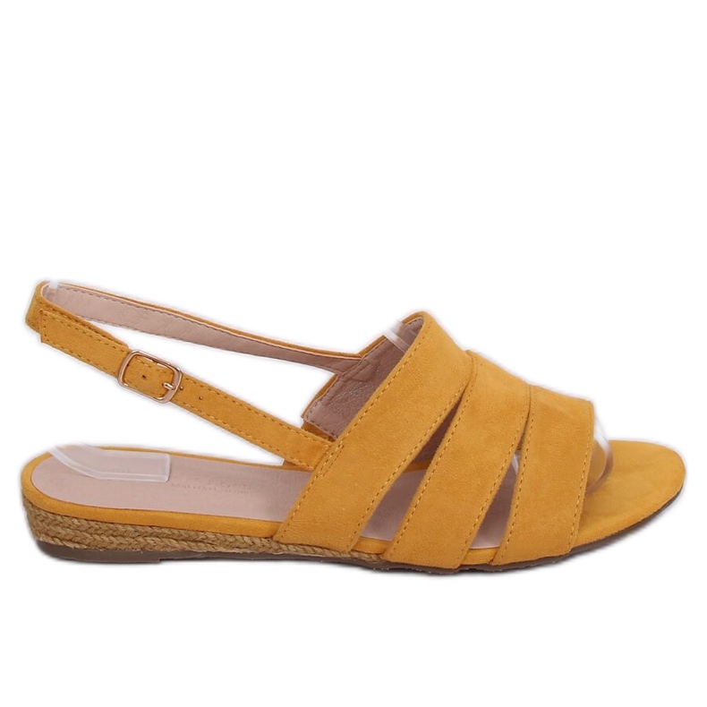 Sandales espadrilles miel 9291 Amarillo jaune