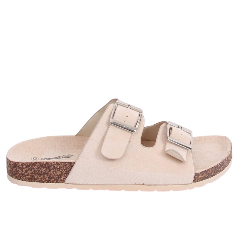 Chaussons scholki beiges BL3100-SF Beige