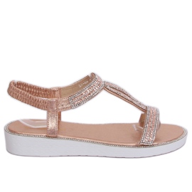Sandales femme champagne 127-89 Champagne rose