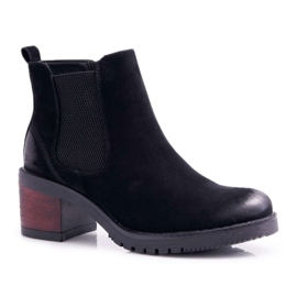 Bottes Pour Femmes À Talons Hauts Sergio Leone Noir BT702