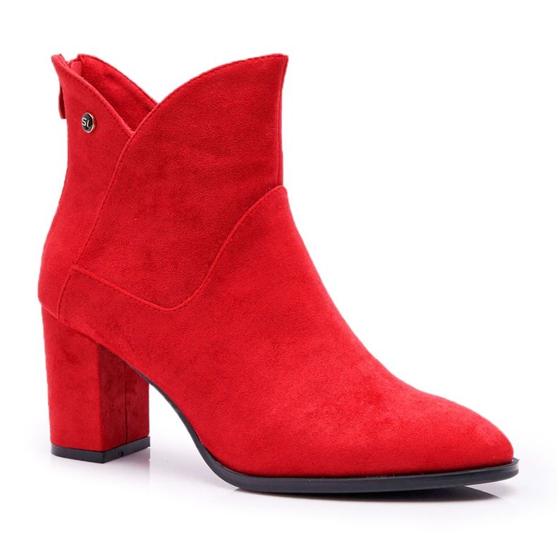 Bottes Pour Femmes À Talons Hauts Sergio Leone Rouge BT525