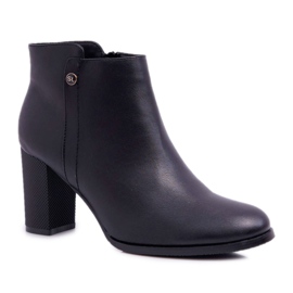 Bottes Pour Femmes À Talons Hauts Sergio Leone Noir BT518