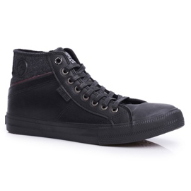 Baskets Homme High Big Star Noir EE174102