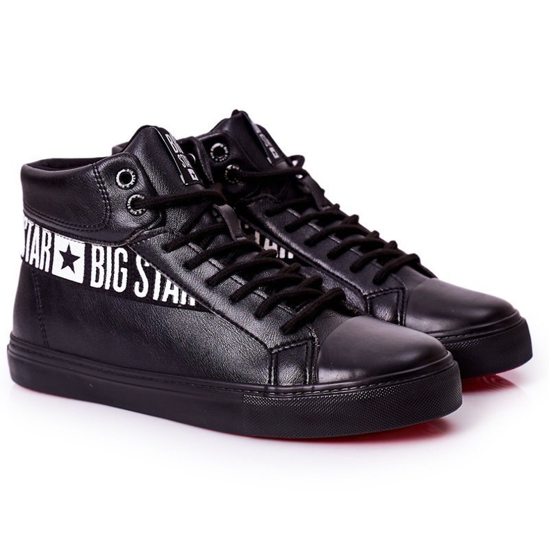 Baskets Basses Homme Big Star High Noir EE174339 le noir