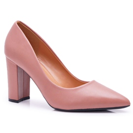 FRJ Escarpins Pour Femmes Sur Un Talon Femmini Rose Foncé FRJ Escarpins Pour Femmes Sur Un Talon Femmini Rose Foncé