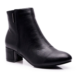 EVE Bottes Noires Pour Femmes À Talon Chaud Fiorelli